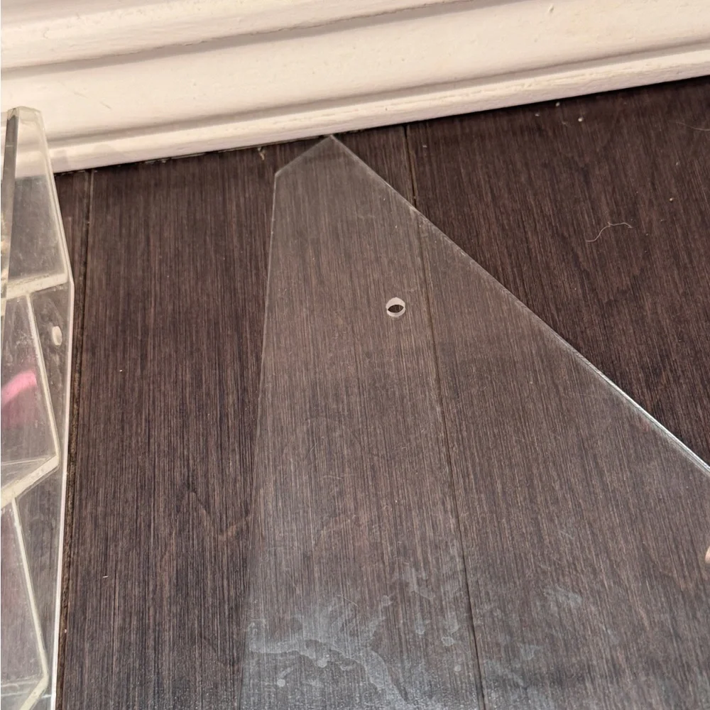 Clear Acrylic Display Stand for Nail Polish, Makeup, etc Womens Home Girls
